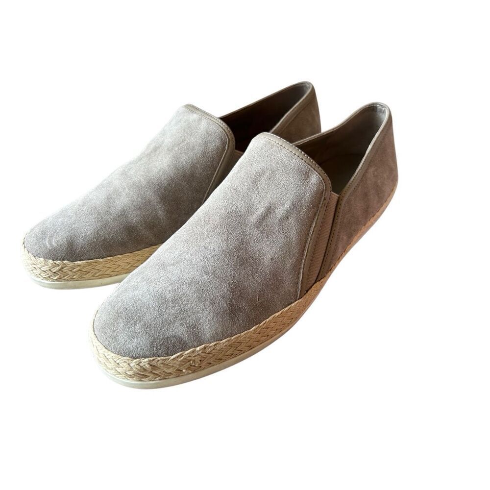 Vince Acker Light Woodsmoke Slip-On Suede Sneaker Size 8.5 Nautical capsule